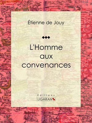 cover image of L'Homme aux convenances